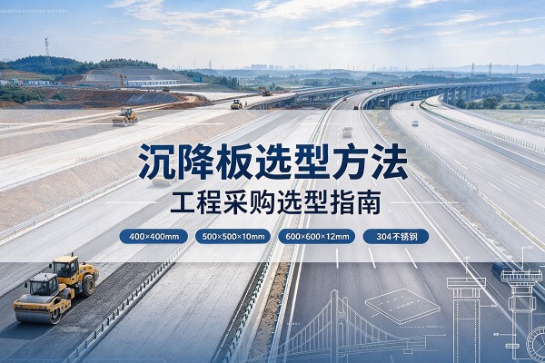 安多沉降板选择方法