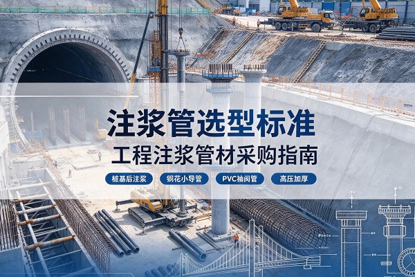 安多注浆管选型标准