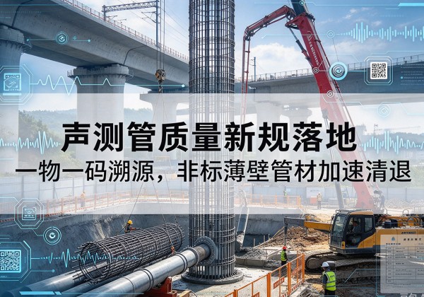 安多声测管质量新规落地，一物一码溯源，非标薄壁管材加速清退