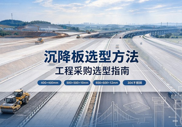 安多沉降板选择方法
